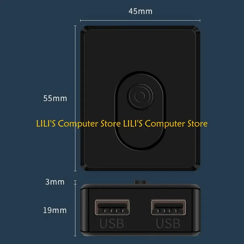 A52B USB2.0 Switcher 1x2 / 2x1 USB Bidirectionnel USB3.0 Extenseur USB2.0