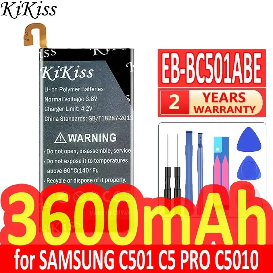

3600Mah Stable EB-BC501ABE Premium Replacement For Samsung Galaxy C5 Pro C501 C5010 Mobile Phone Battery