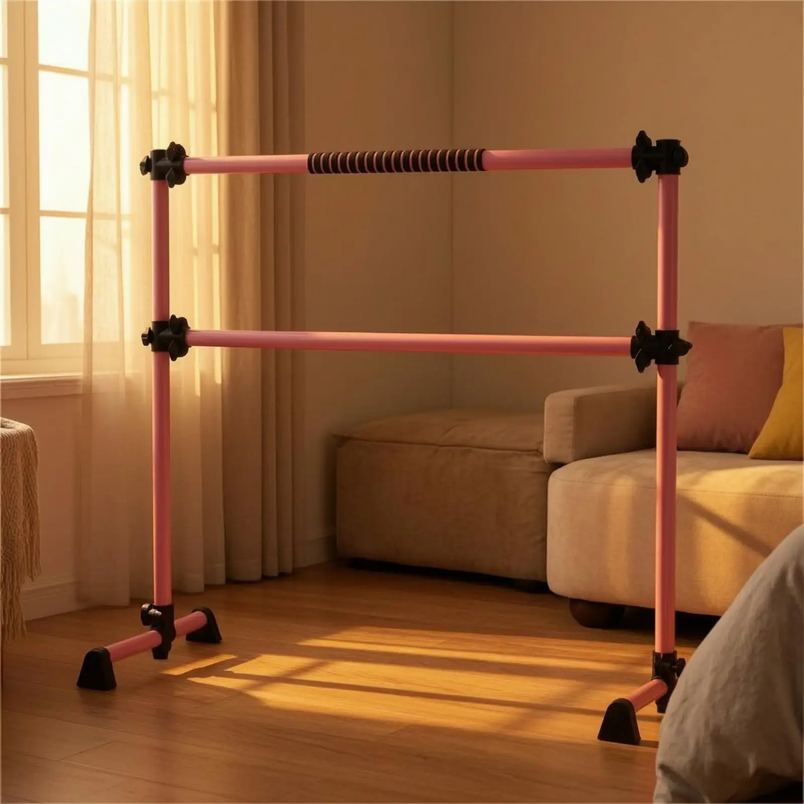 Freestanding Ballet Barre Long-Lasting Adjustable Ballet Bar for Ballerinas