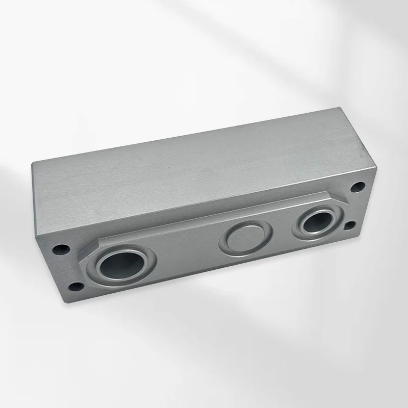 Custom High Quality CNC Milling Non-standard Aluminum Hydraulic Oil Circuit Block