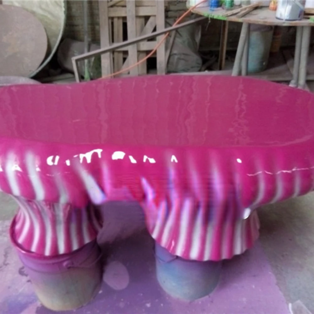 Fiberglass Children's Park Amusement Park Anemone Seat Decoration Marine Series Seat