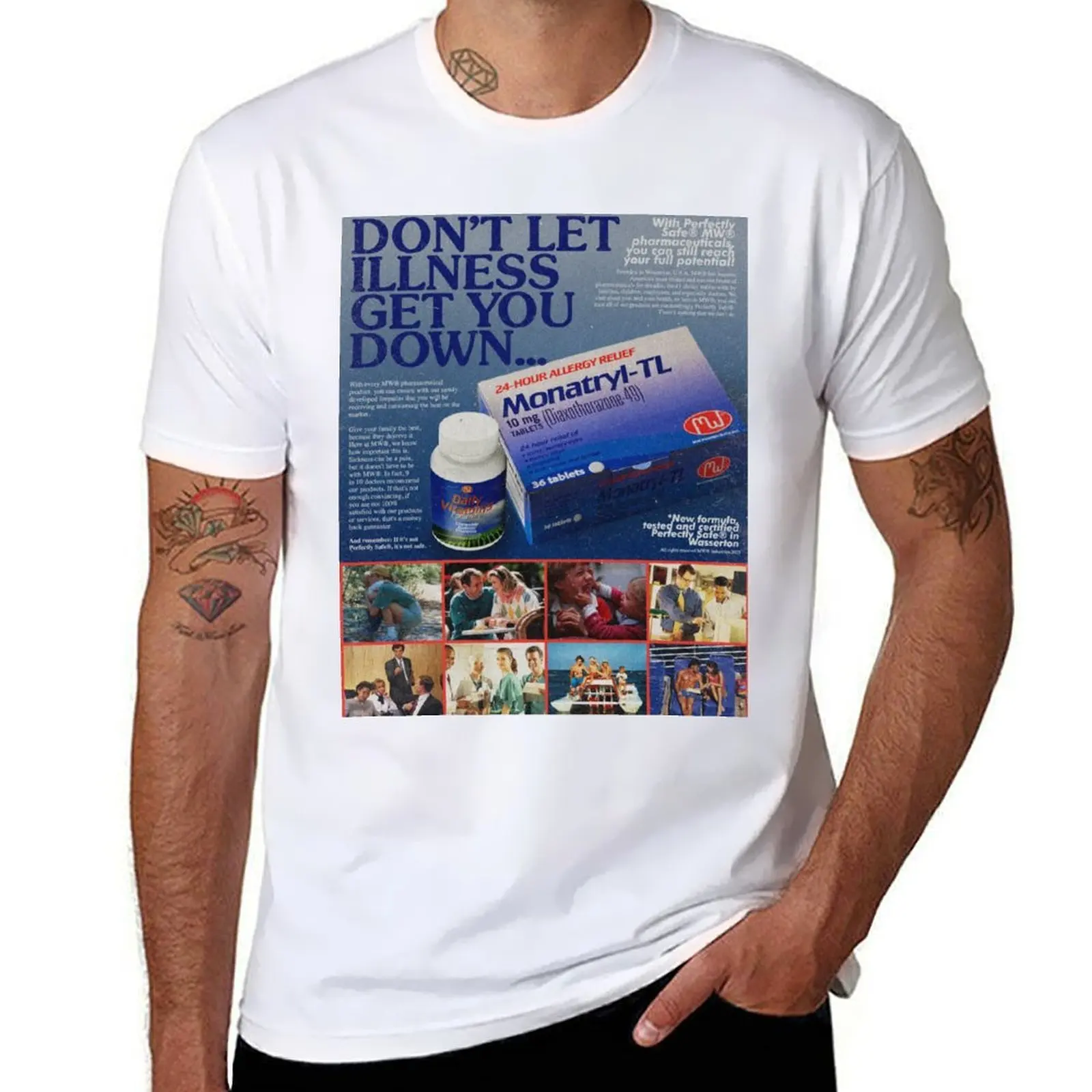 

Beau Is Afraid: 'MW Pharmaceuticals' T-Shirt t shirts for man graphic tees man t shirts cotton T-Shirt