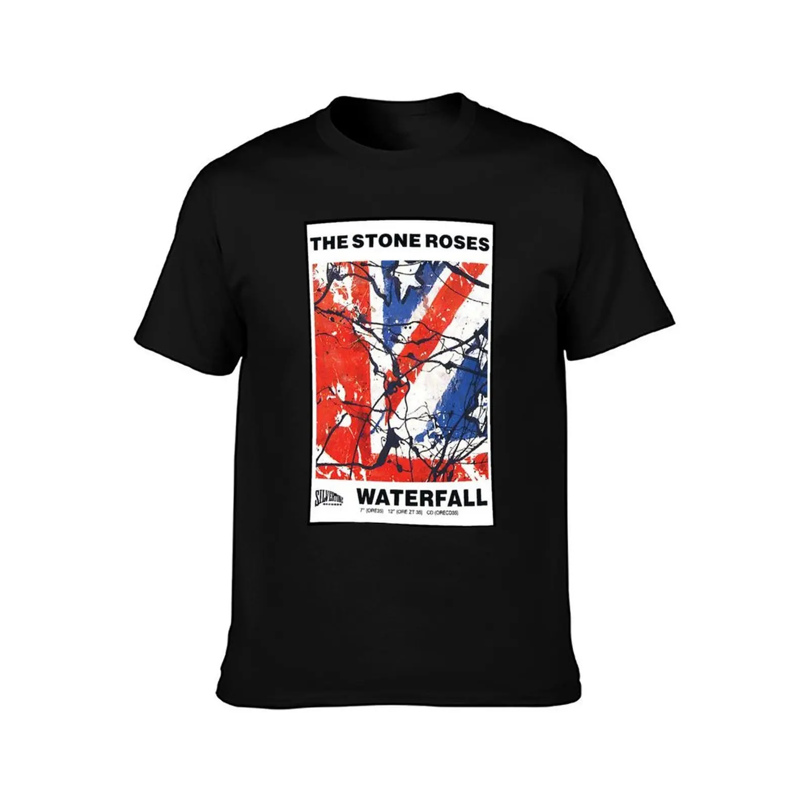 Waterfall T-Shirt Active Sports Short Sleeve Cotton Shirt T-Shirt