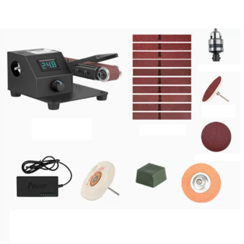 795 Upgrade Version Multi-functional Electric Belt Machine Polishing Sharpener Multi-angle Sander Desktop Sanding Grinder 220 V