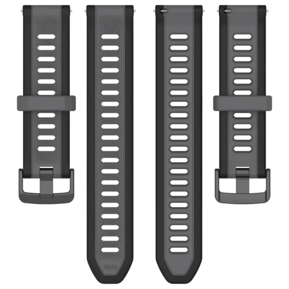 18/20/22 مللي متر سيليكون حزام لهواوي ساعة 5 46 مللي متر 42 مللي متر مريحة تنفس الفرقة ل Garmin Forerunner 570 970 265 55 165 965