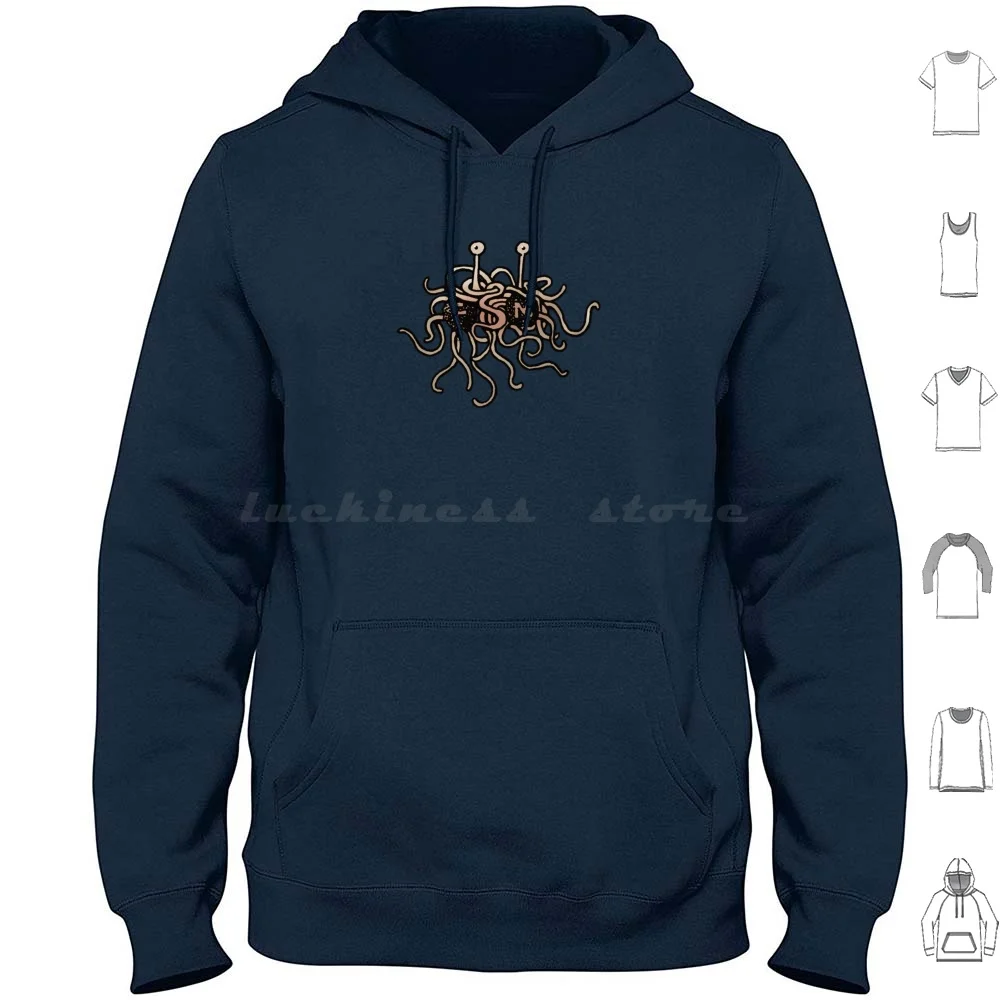 Fsm-Flying Spaghetti Monster Hoodie cotton Long Sleeve Church Of The Flying Spaghetti Monster Pastafari Pastafarianism Bobby