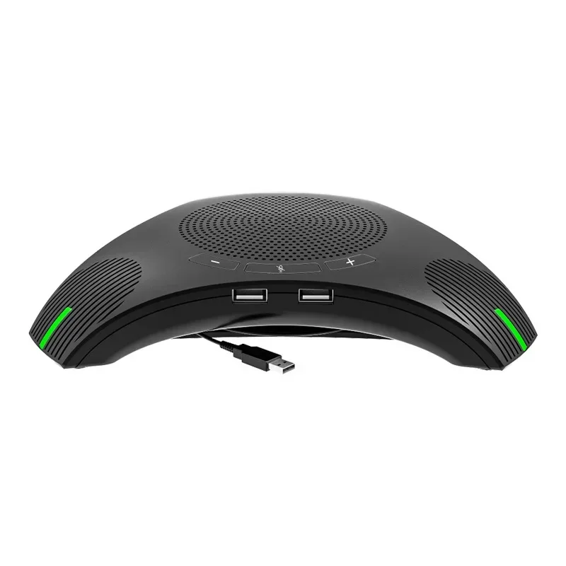 Video microphone USB socket free drive 360 degree pickup intelligent noise reduction