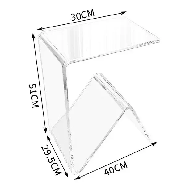 Akrylowe mały stolik kawowy w wietrznym piasku do włosów stolik do herbaty mała jednostka Nordic przy łóżku proste nowoczesne małe stoliki narożne