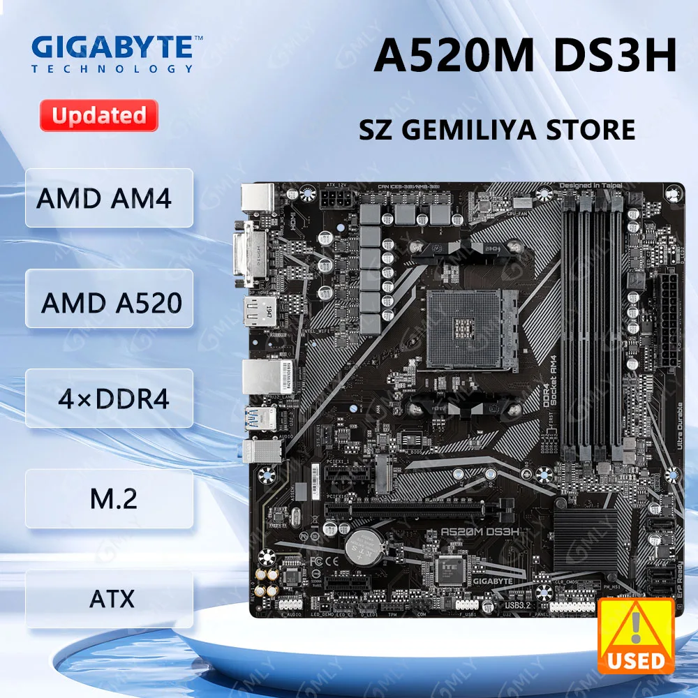 Gigabyte A520M DS3H…
