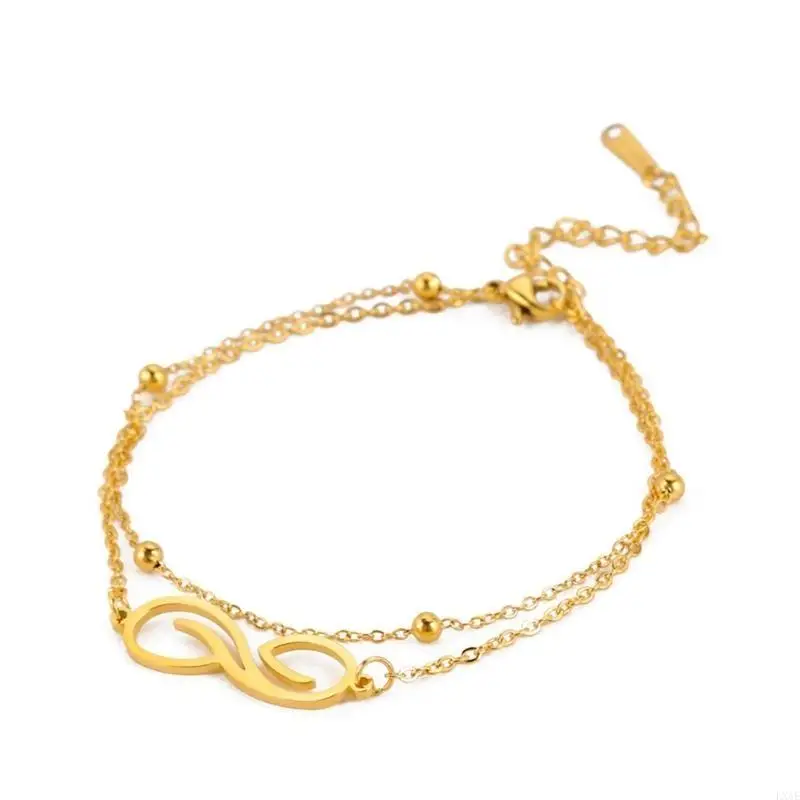  Elegant Double Layer Infinities Bracelet for Women Portable and Stylish