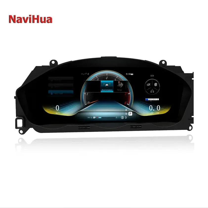 

Car LCD Dashboard Panel Speedometer Screen For Benz C Class W204 S204 2008 2009 2010 NTG4.0 Digital Cluster Instrument