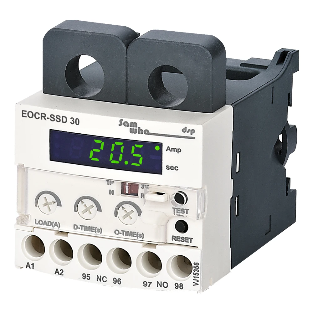 EOCRSSD Digital Display Motor Water Pump Fan Protector EOCR-SSD Electronic Thermal Relay 220V380V