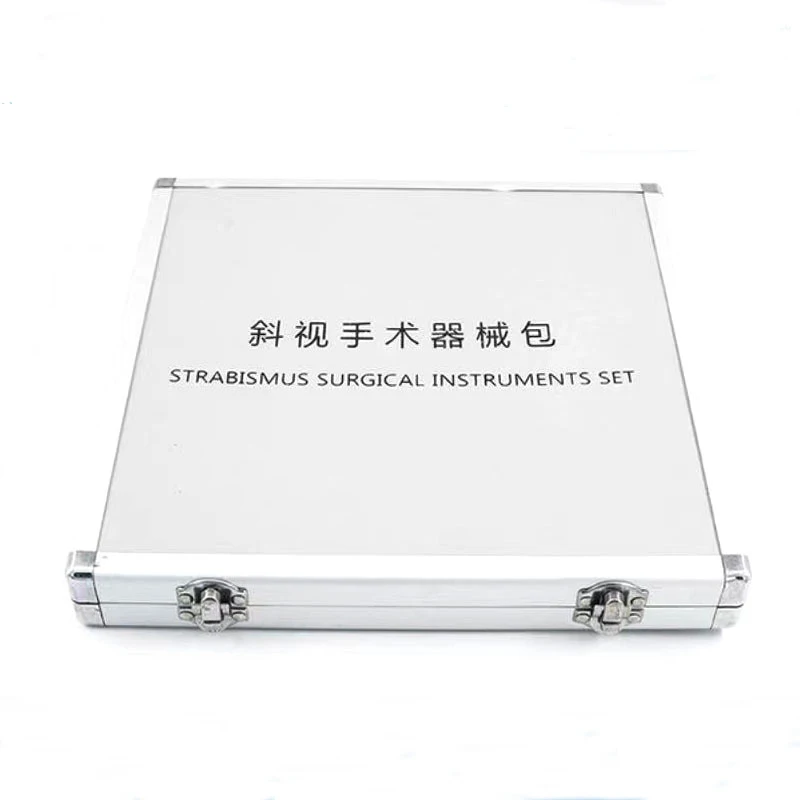 25 pieces of ophthalmological microscopy equipment kits eye reshaping tools strabismus hooks