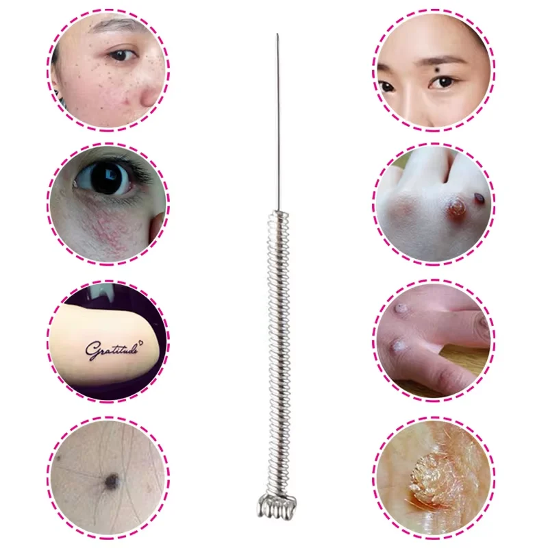 Mini Mole Removal Pen Needles Acupuncture for Spot Mole Freckle Plasma Point Pen Machine Beauty Accessorie Face Skin Care Tool