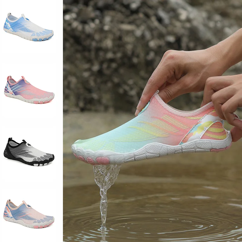

Quick - Drying Wading Shoes For Men And Women Outdoor Wading Non - Slip Breathable Amphibious Shoes Hiking Swimming