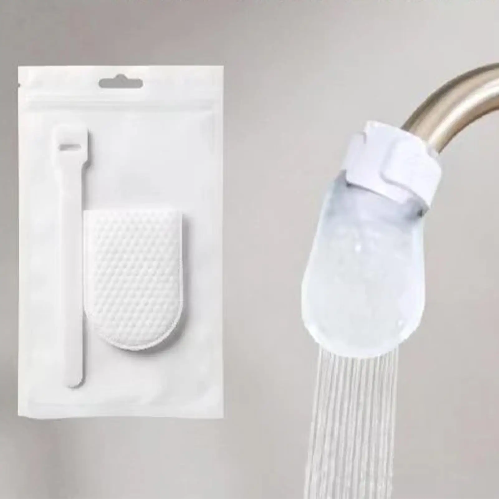 Faucet Filter Bag 30 Pieces Splash-Proof Universal with Strap Bathroom Faucet Filter Bag for Bathroom Sink Garden Watering