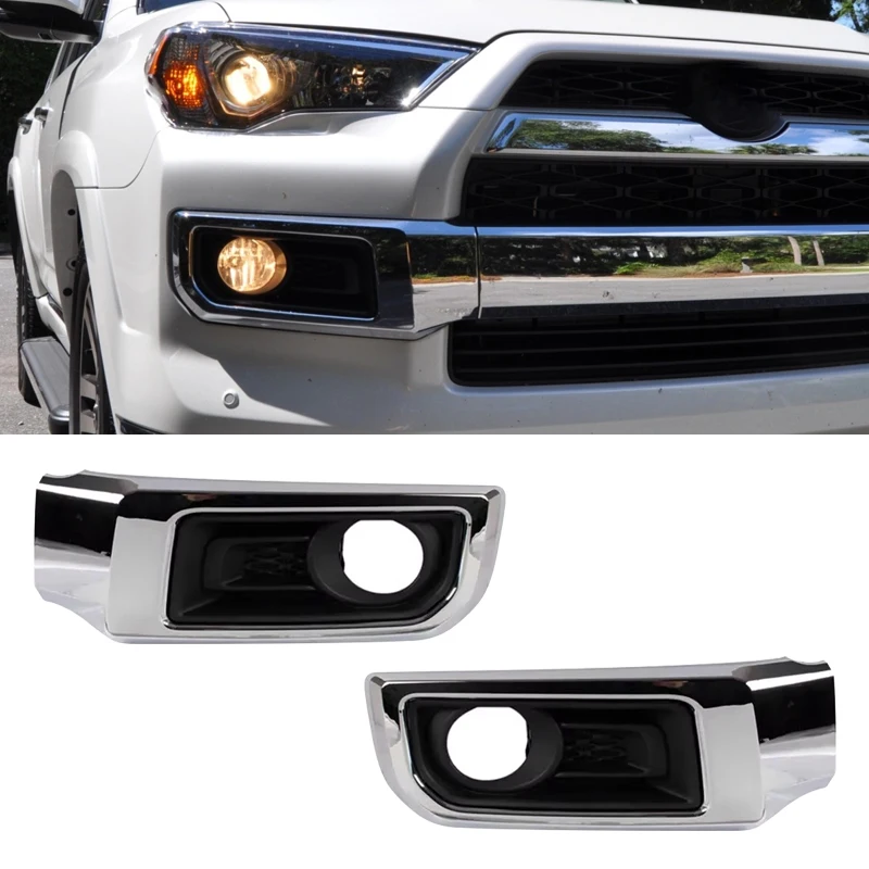

Для Toyota 4runner Limited 2014 2015 2016 2017 2018-2021 рамка противотуманных фар бампер абажур дневные ходовые огни рамка аксессуары