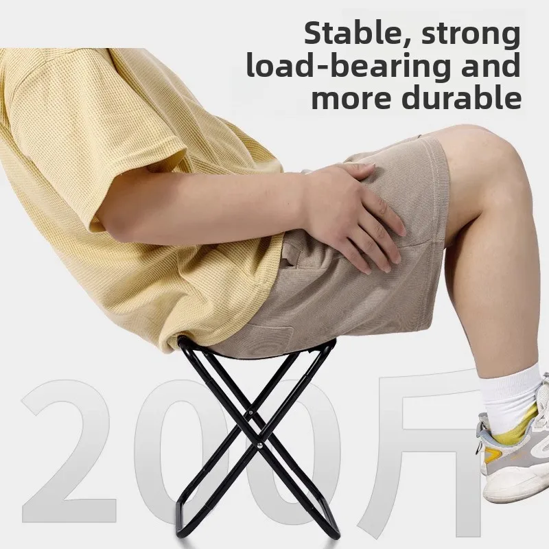 Portable Lightweight Travel Stool Camping Chair Folding Chair Camping Small Bench Outdoor Folding Stool Portable Fishing Chair