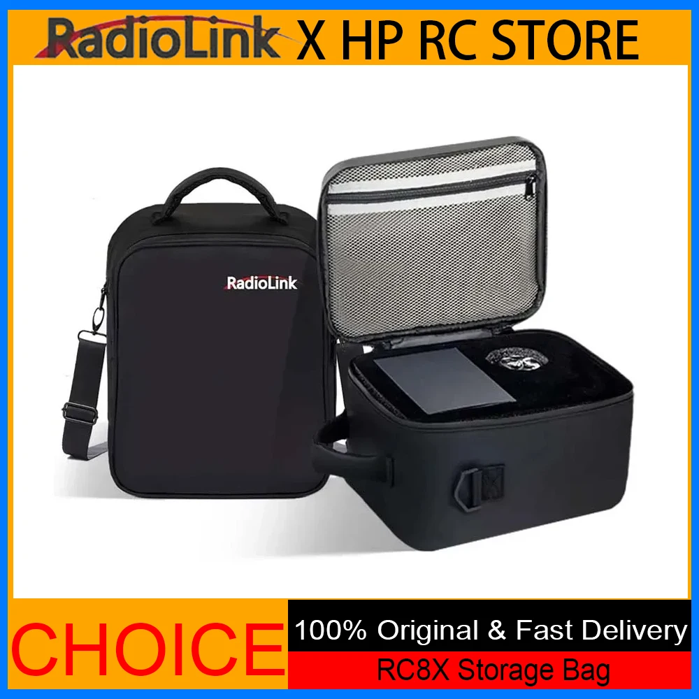 

Radiolink RC8X Сумка из твердой кожи Портативный чехол для переноски на плечо Защитная пленка для хранения радиопередатчика FLYSKY Noble NB4