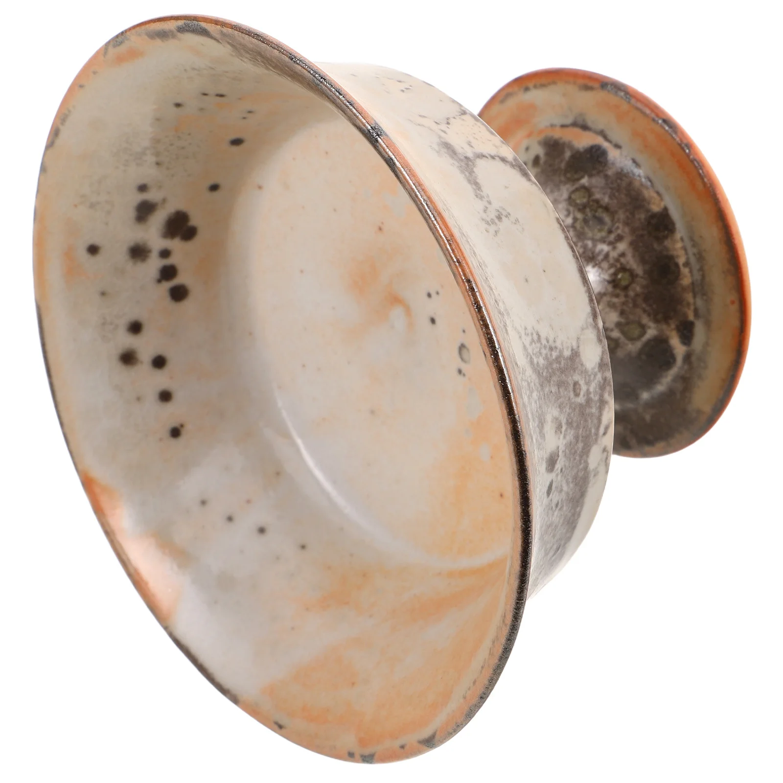 

Vintage Ceramic Footed Fruit Bowl Elegant High Pedestal Serving Plate for Parties Gatherings Dessert Tray Porcelain