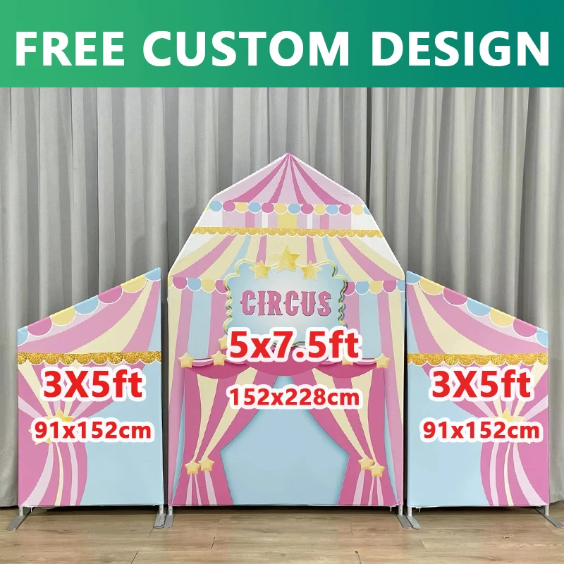 

Barn Arch Backdrop Bracket Cover Double Sided Printed Farm Theme Birthday Party Baby Show Decoration House Backdrop Bracket