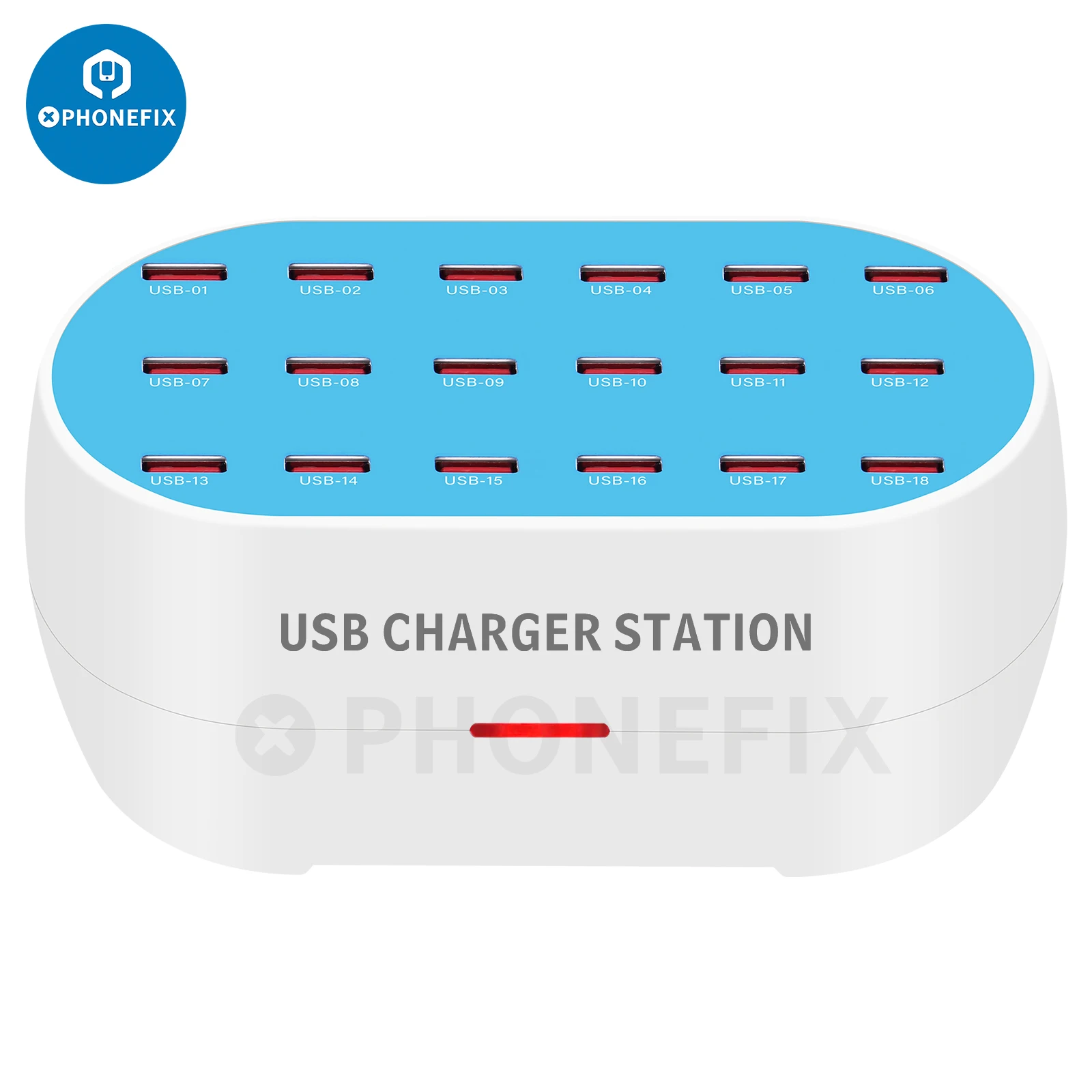 160W USB Đa Năng Sạc 30-Cổng USB Sạc Nhanh Ga Đa Năng Carregador Portatil Cho iPhone Ipad PC Samsung máy Đọc Sách Kindle Android