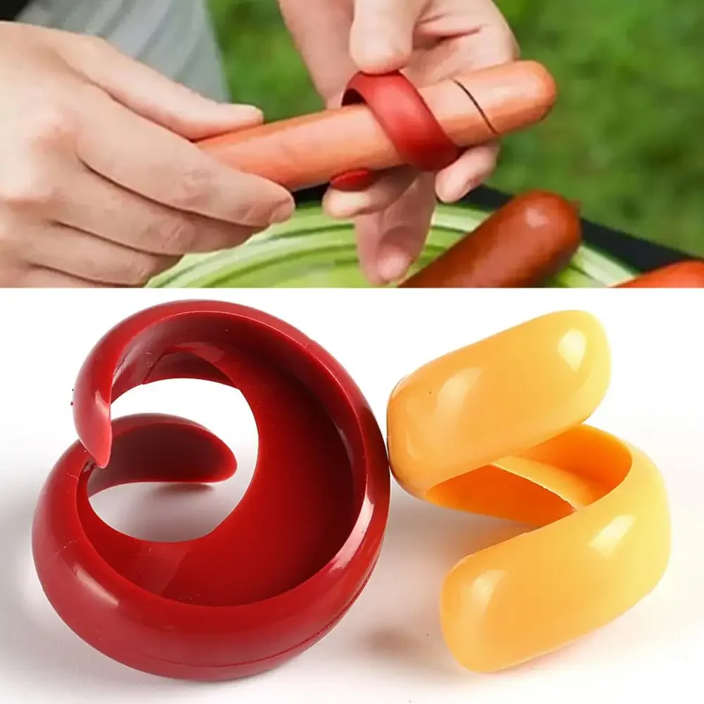 Hot Dog Slicer Barbecue Sausage Cutter Barbecue Tools Camping Innovation Kitchen Utensils Silicone Hot Dog Sausage Mold Usb b