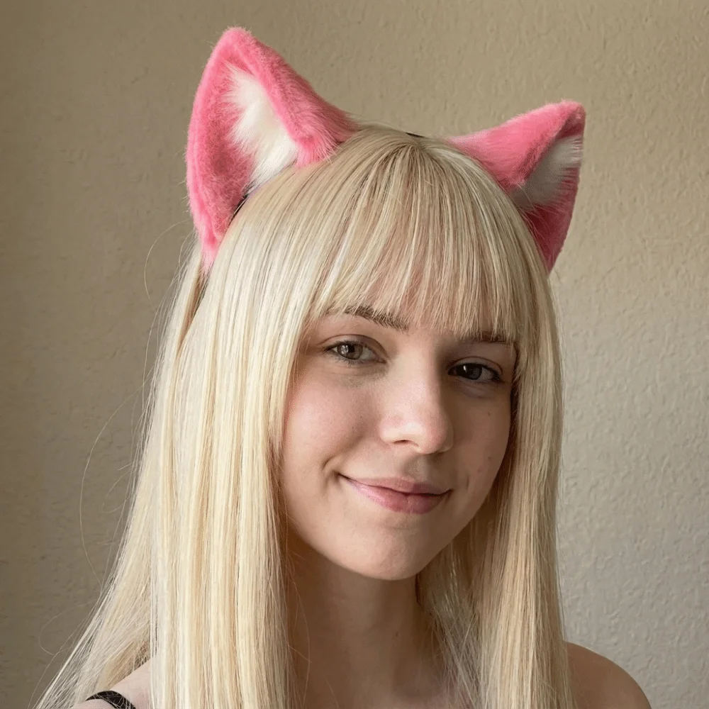 Halloween Hair Accessories Animal Cat Ears Headband Artificial Gothic Gothic Headband Reusable Lolita Cosplay Headband Children