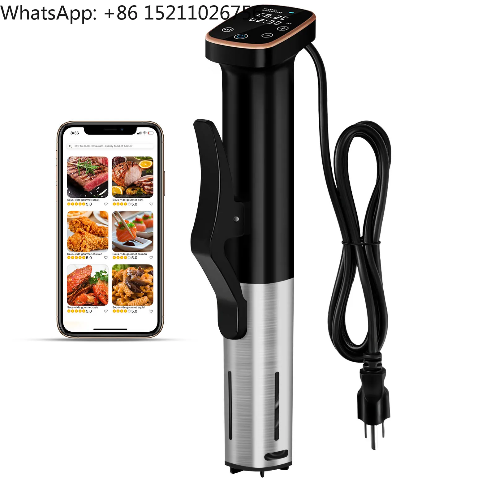 Sous Vide WIFI Electric Stew Pot Vacuum Food Cooker Slow Cooker Immersion Circulator Circulator For Beef Eggs Seafood Us Plug