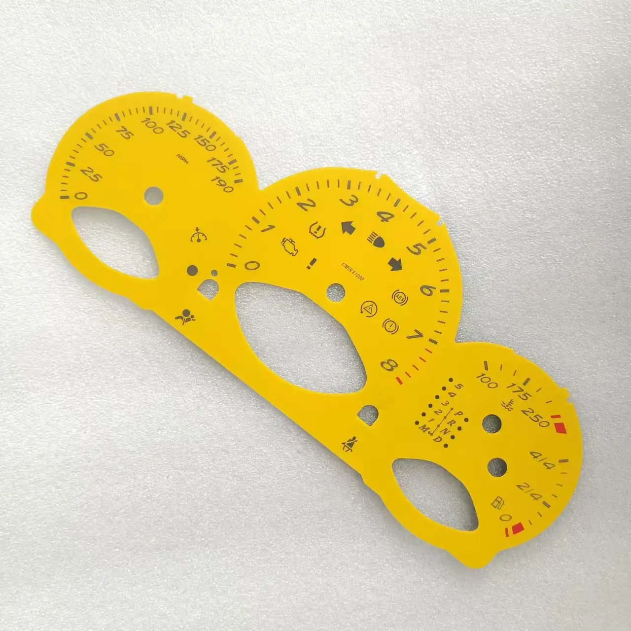 

Tiptronic Gauge Face for Porsche 987 Cayman Boxster Dial Meter Instrument Faceplate 190MPH 8000rpm Yellow