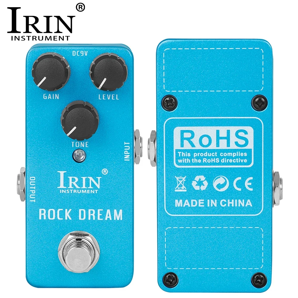 IRIN RS-03 Rock Dream Pedal Guitar Effect Pedal Retro Classic Rock Distortion Pedal True Bypass Guitar Parts & Accessories