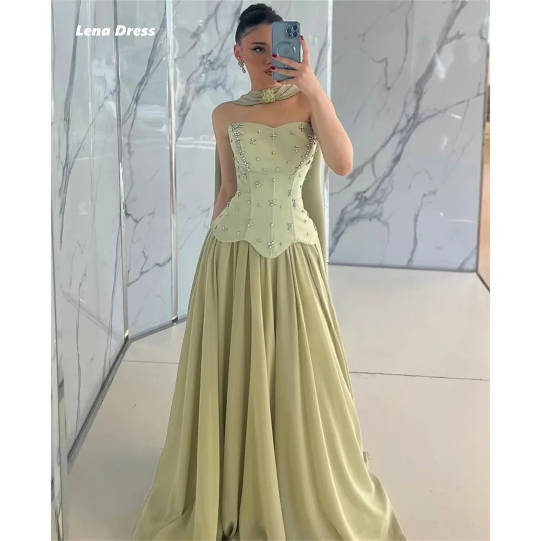 Lena Off-ไหล่ผู้หญิงชุดราตรีผู้หญิงหรูหราชุดราตรีCUSTOM Madeชุดราตรียาว 2025 สายRobe Soiree Ball Gowns