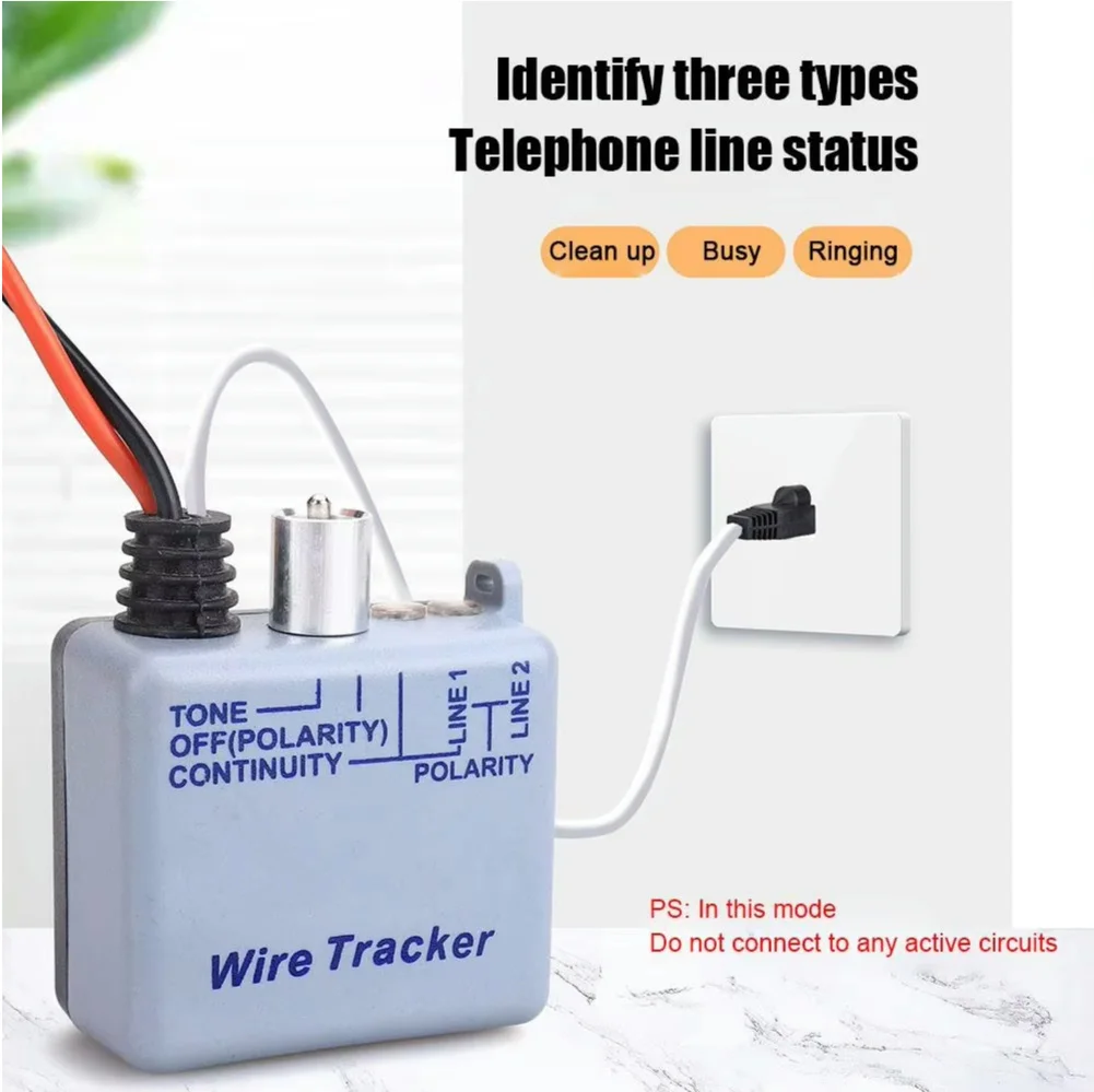 200EP Tone Generator Kit Wires Tone Tracer High Accuracy with Inductive Amplifier Insulation Probe Cable and Wire Repair Testing