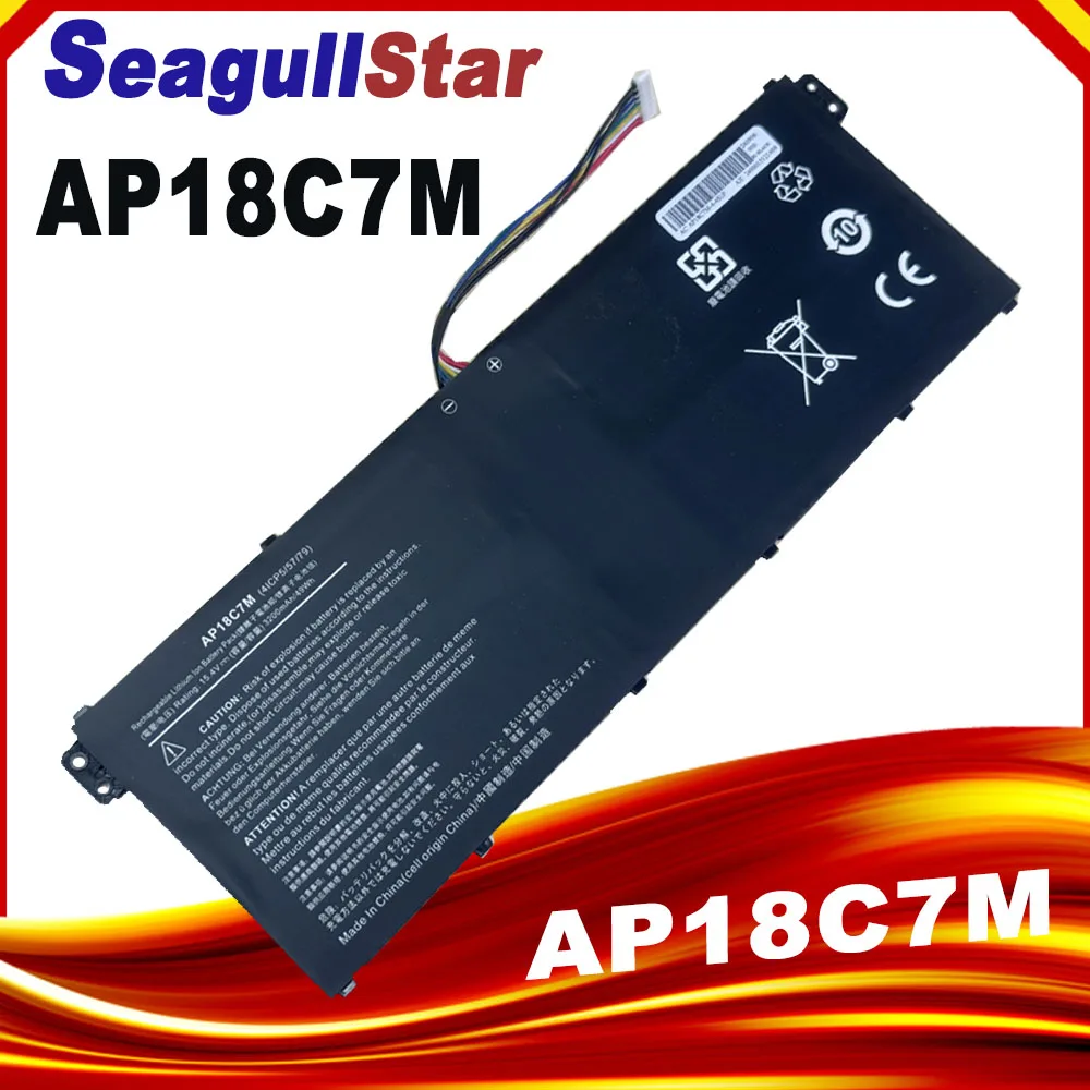 AP18C7M Laptop Battery For Acer Swift 5 SF514-54G SF514-54GT SP513-54N 55GT SF313-52 Series AP187K 4ICP5/57/79 15.4V 54.5Wh