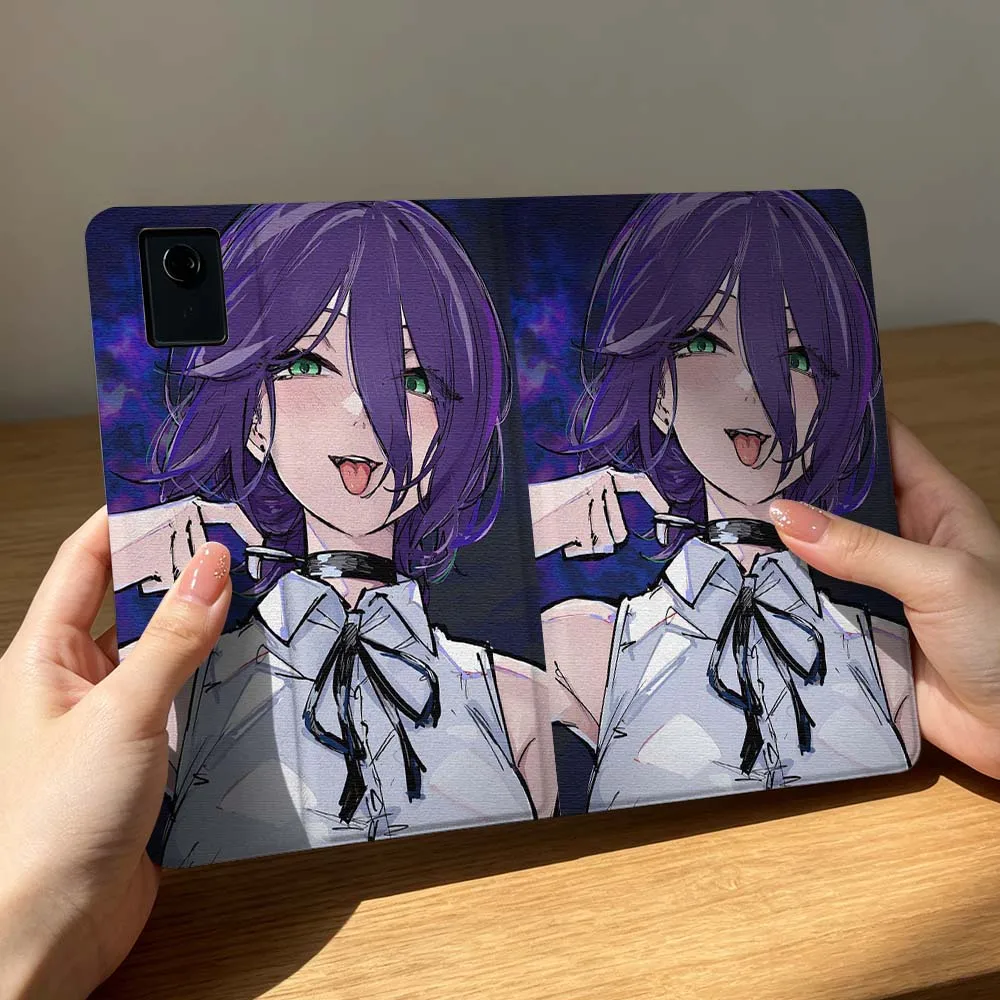 Reze Chainsaw Man Fashion For Xiaomi Poco Redmi Pad 8 2 4 5 6 6S 7 7S SE Pro 14 11 11.2 12.1 12.5 Inch Tablet Case