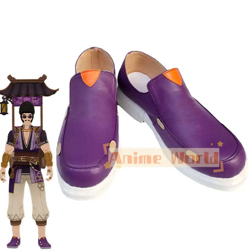 Zapatos de Cosplay de Anime Genshin Impact Liben, botas de cualquier tamaño, Unisex