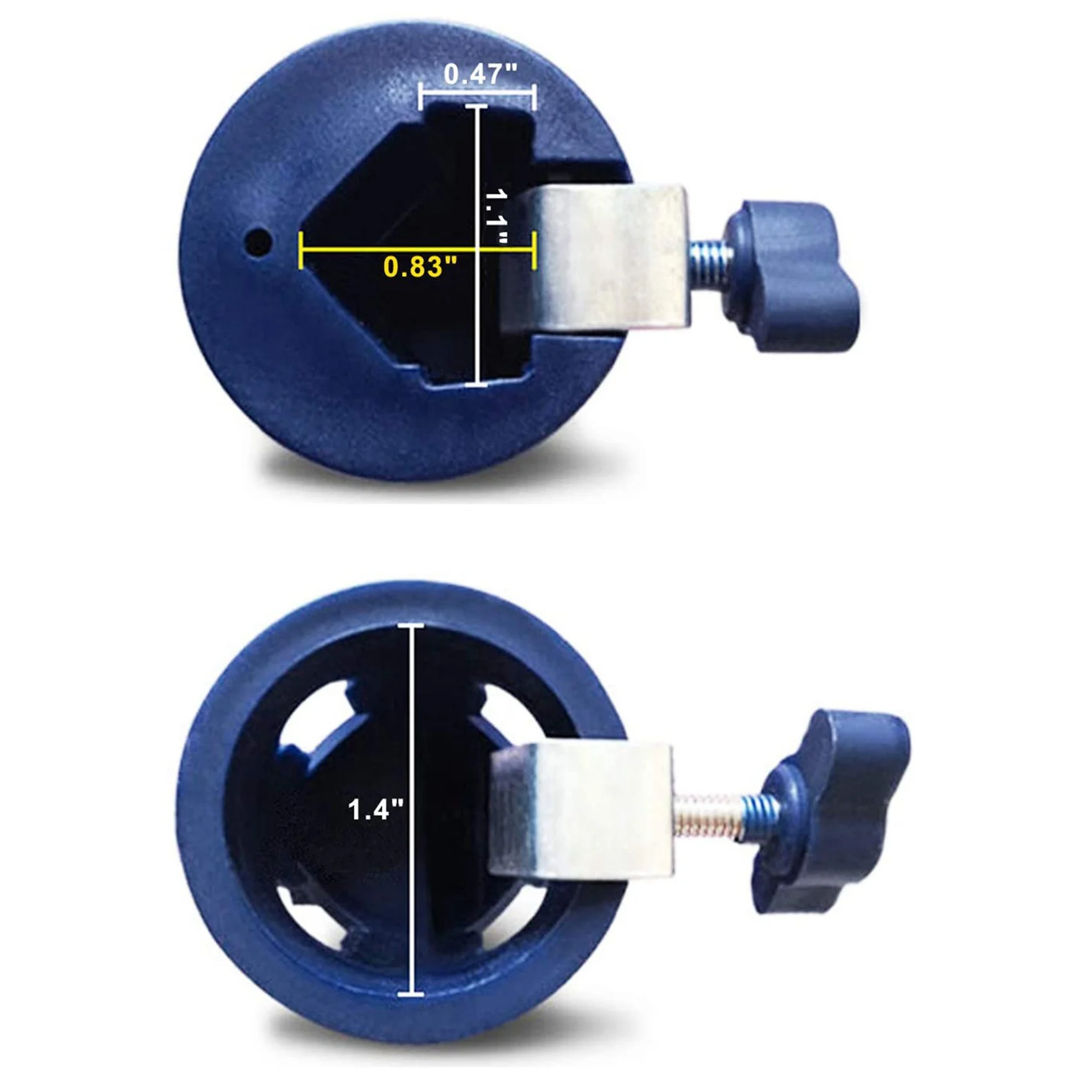 THIVN-2X Pole Attachment Angle Adaptor Tool Holder For Threaded Extension Pole Attach To Paint Roller Painter Brush Home Tools