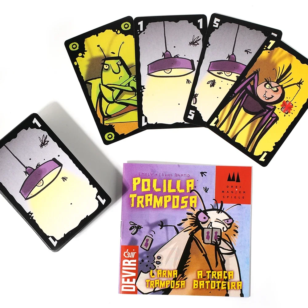 Mogel Motte Polilla Tramposa juego de cartas Deir-Juego de Polilla cheate (ES) Devir - Juego Polilla Tramposa, Juego de mesa, Ju