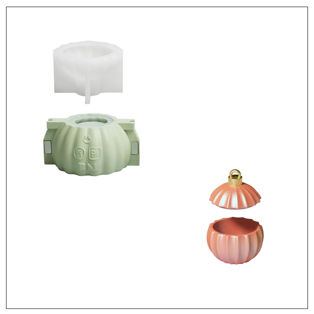 Weihnachten Twinkle Bauble Kerze Glas Silikon Formen für Beton Jesmonite Zement Wiederverwendbare Kerze Nachfüllform DIY Weihnachtsgeschenke