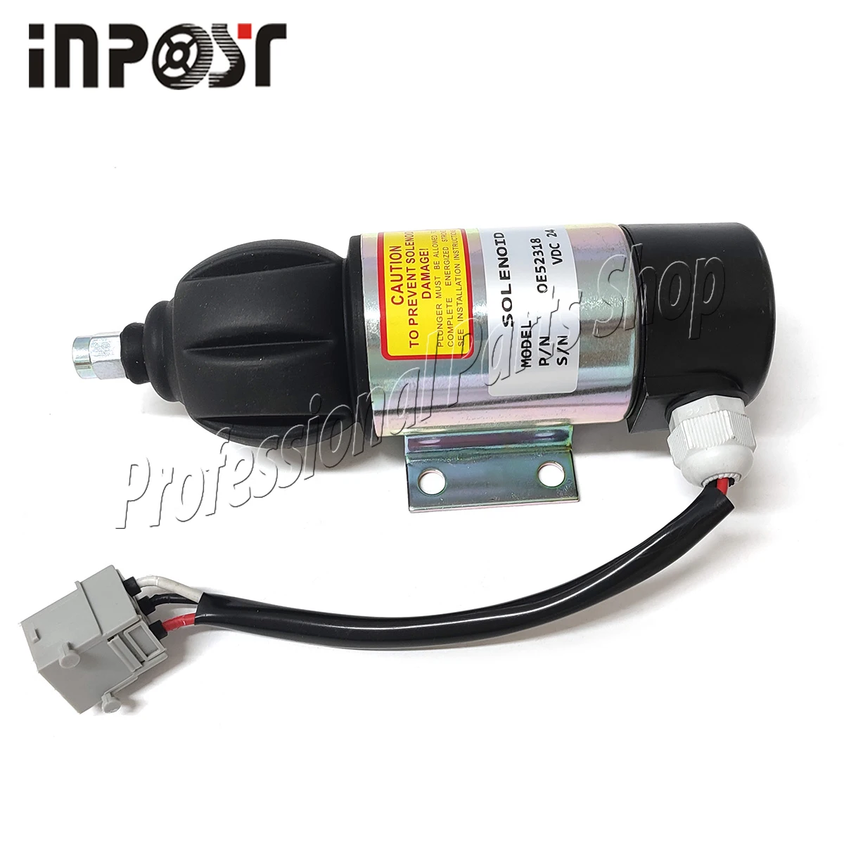 

1PC New 24V OE52318 873754 Fuel Shutdown Solenoid Valve for Perkins 2006 3008 Series for Volvo for Penta 872825 183059 881969