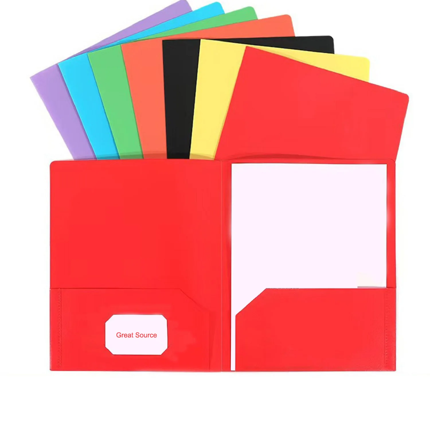 

Makeasy Twin-Pocket Folders Textured Paper A4/ Letter Size Report Folder Holds 100 Sheets With Paper Corner Keeper Box of 25