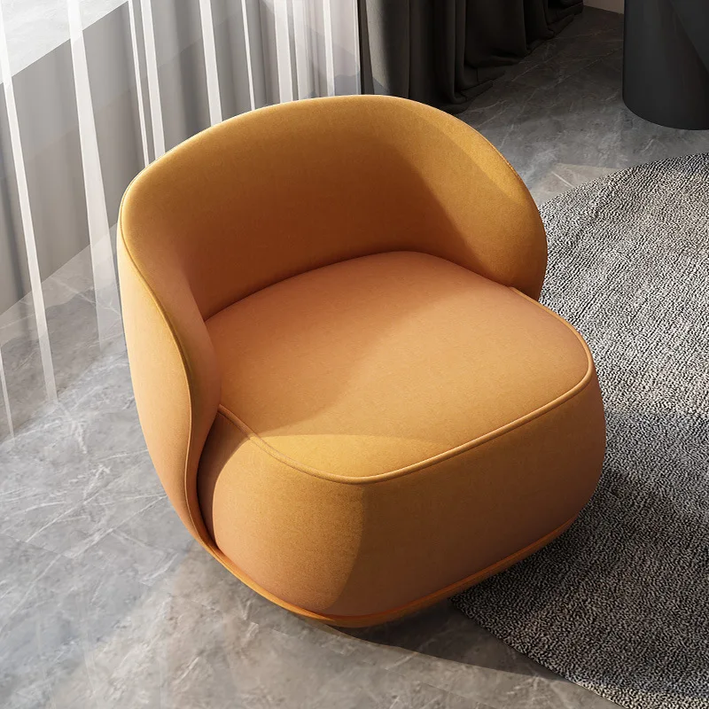 High quality soft and skin-friendly comfortable leisure chair Nordic modern penguin chair furniture velvet fabric leisure chair