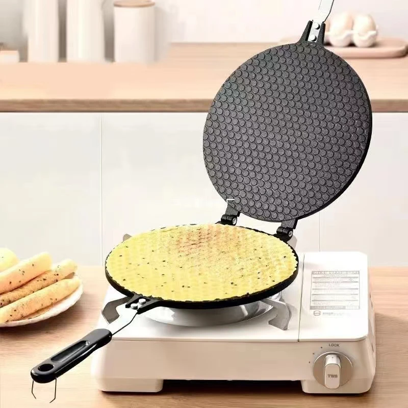 Non-Stick Omelet Mold Egg Roll Baking Pan Waffles17cm/20cm for The Baking Pan Cake Ice Cream Cone Maker Bakeware Cookie pan