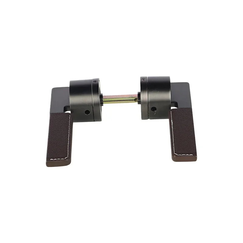 

Hand indoor door lock Nordic simple silent split door lock with leather