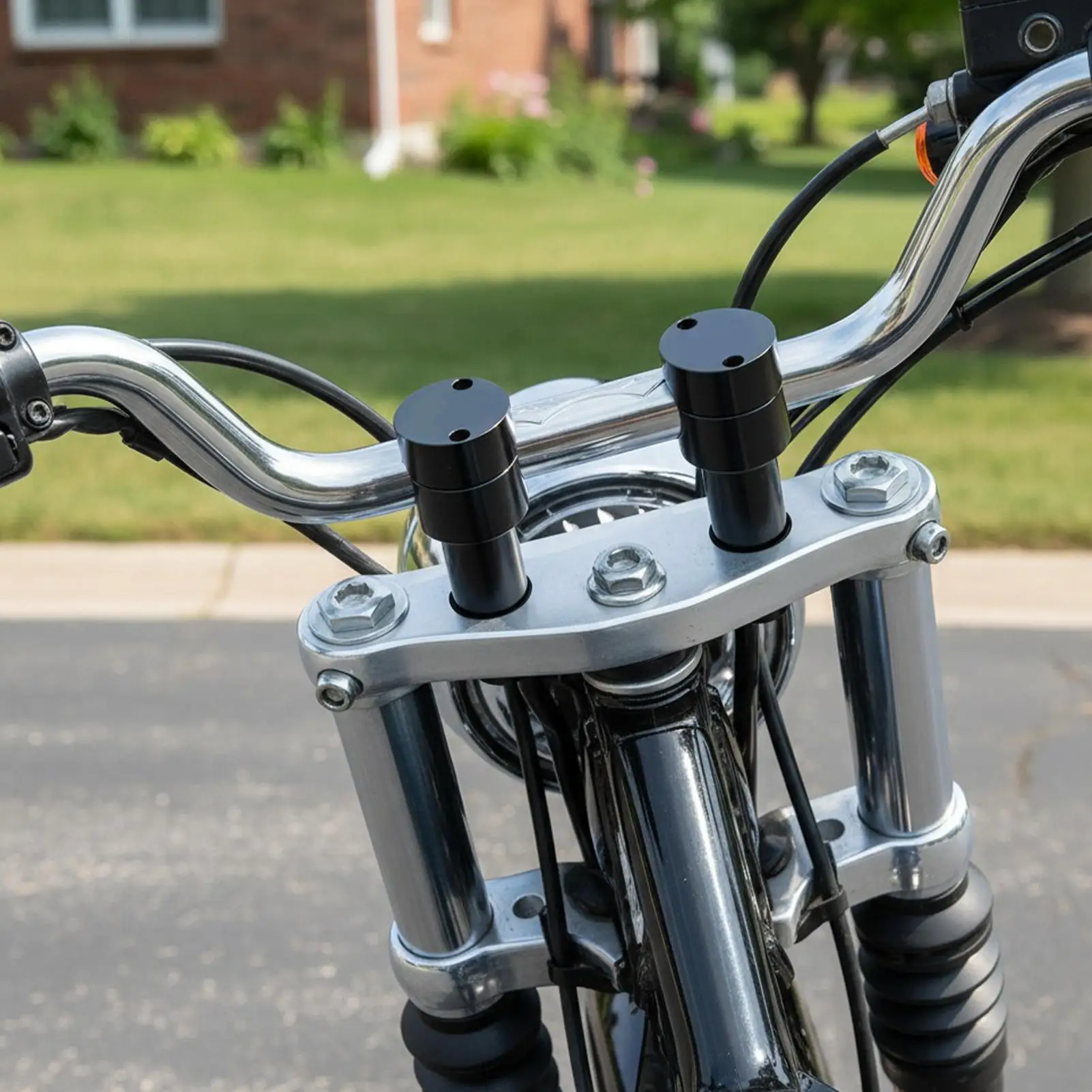 Handle Riser Motorcycle Motorbike Handlebar Accessories Motorbike Handle Height Raiser For Garage Outdoor Touring Road Highway
