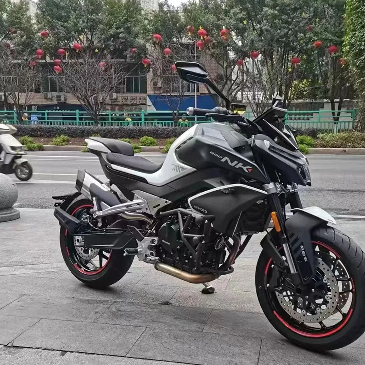 Motorcycle accessories aluminum alloy spring bumper anti fall protection bumper Fit For CFMOTO 800NK NK800 NK