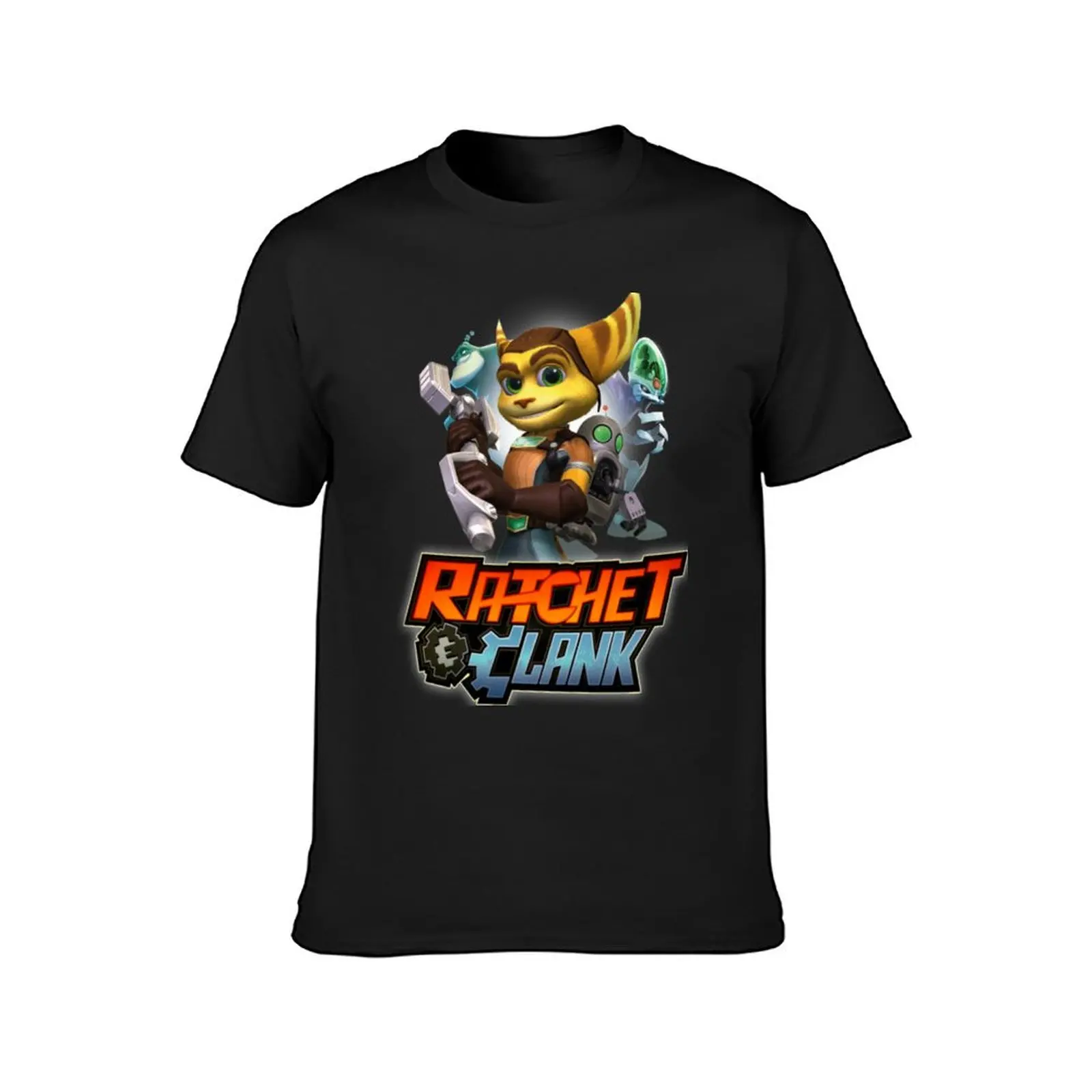 Ratchet And Clank Rift Apart T-Shirt for a boy customs design your own Blouse Men's cotton t-shirt