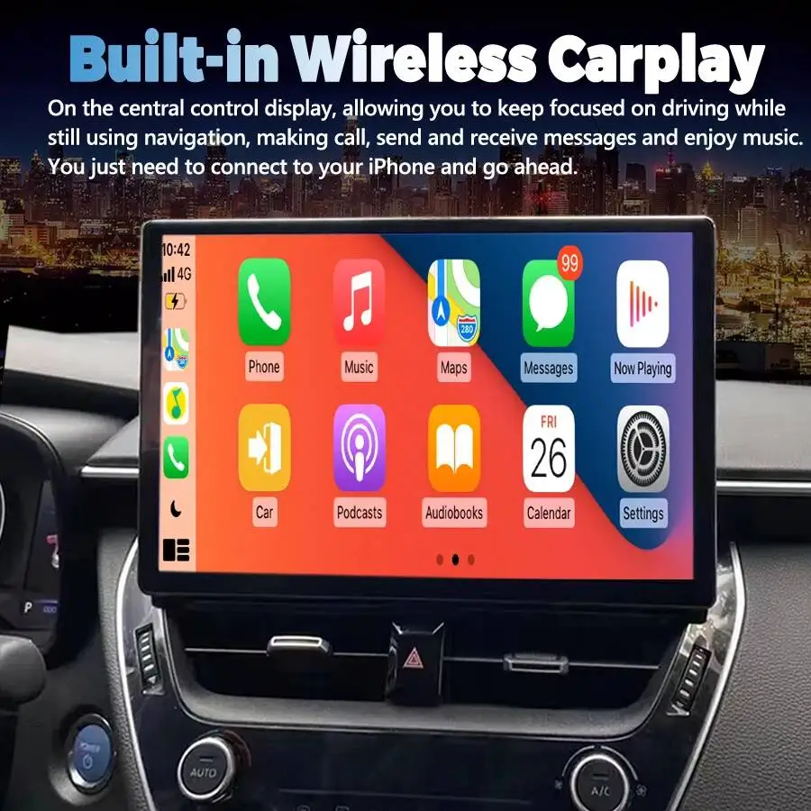 For TOYOTA Corolla 2021 2022 Hybrid 2K Screen 13.3