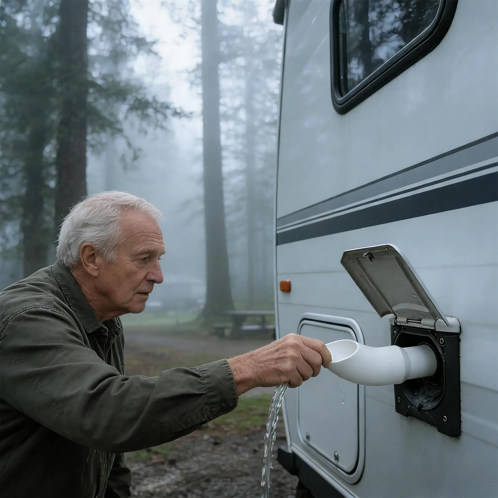 

Water Fill Hatch Multi Purpose Anti Slip Grip Funnel For RV Fresh Water Tank For Boat Yacht Trailer RV Terrace Balcony