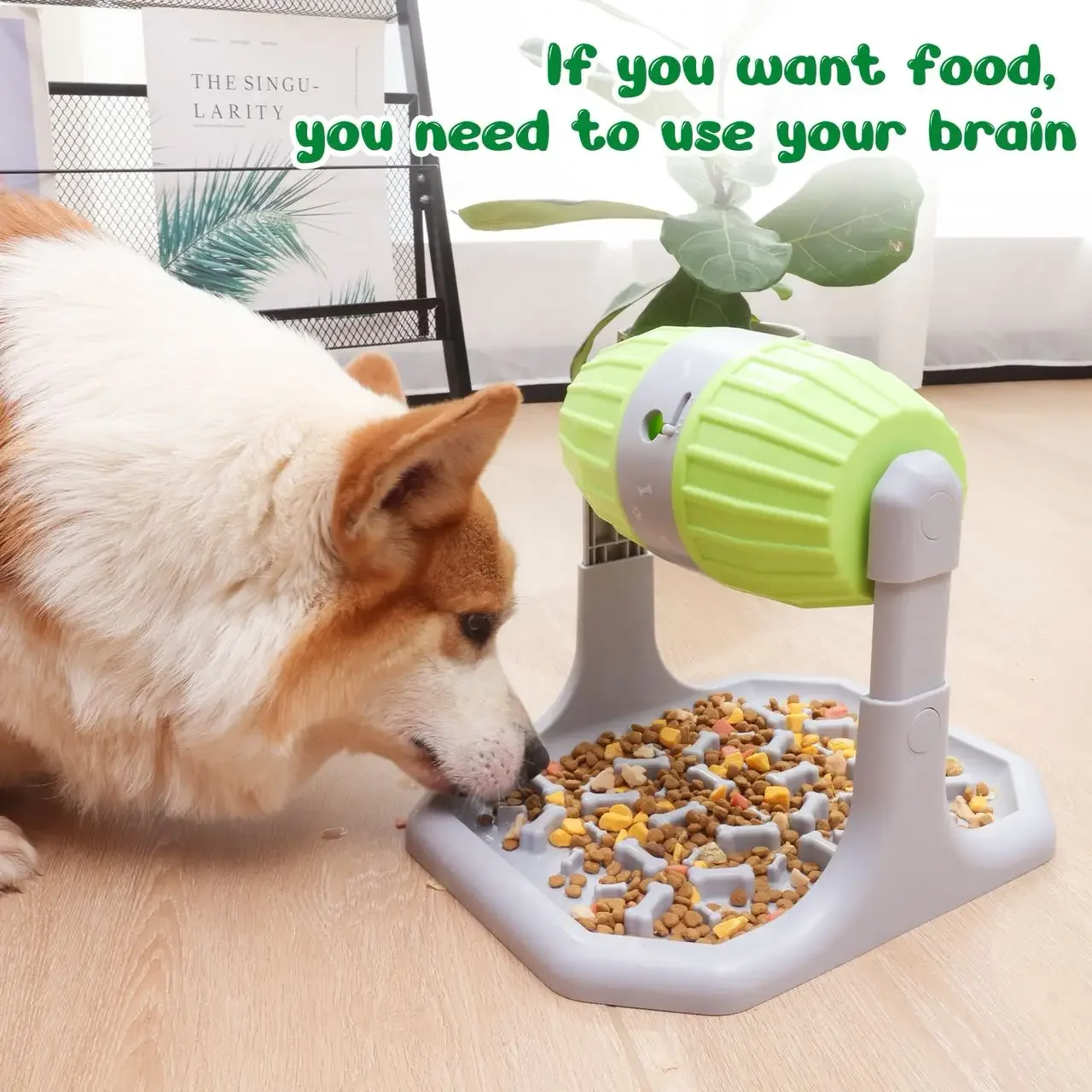 

Dog toy leakage ball rolling feeder for relieving boredom, training dogs feeding and water, feeding bowl Dog accessories